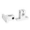 2pcs Linear Motion Shaft Bearings 10mm Aluminum Alloy Rod Rail Guide Supports for Linear Orbital