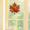 2D Flat Acrylic Maple Leaves Ornaments Fall Leaves Pendant Window Decor Holiday Home Decor Thanksgiving Fall Decorations Party