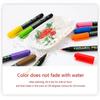 12/24 Color High Temperature Oven Baked Ceramic Marker Pen Set Acrylic Paint Pen 55KF