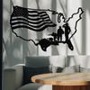 1 Stück Veteranen-Militär-Metallschild – Memorial Day & Veteranentag-Dekor. Amerikanische Soldatenhelden. Patriotisches Kunstwerk.