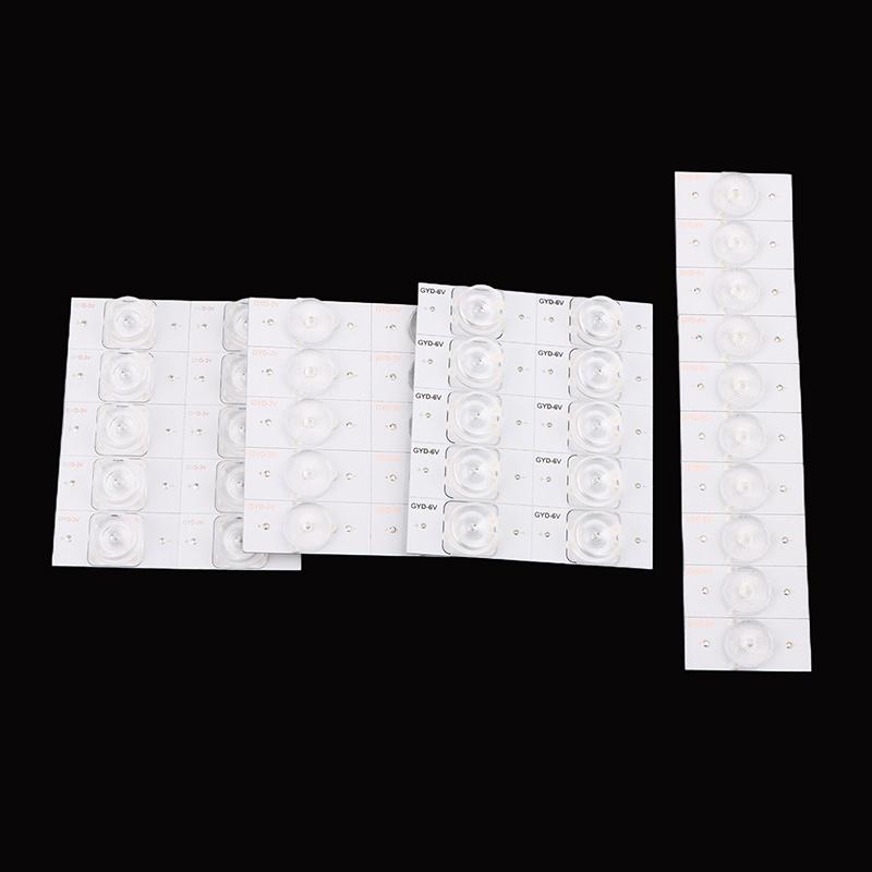 10Pcs Led Beads 3V 6V Lcd Tv Led Bead Smd Light Bead Universal Aluminum Cutting Tv Backlight Strips For 32-65 Inch Led Tv Repair