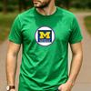 Vintage Retro University of Michigan Logo Cotton Graphic T Shirt Unisex Short Sleeve Alumni Graduate Holiday Birthday Gift Top
