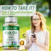 Premium deep-sea fish oil Omega-3 capsules, scientifically formulated with EPA and DHA, support heart and joint health.