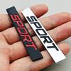 3D Metal Car Sticker Sport Logo Square Bar Rear Trunk Badge Emblem For VW New Jetta Bora Lavida Honda Auto Refitting Accessories