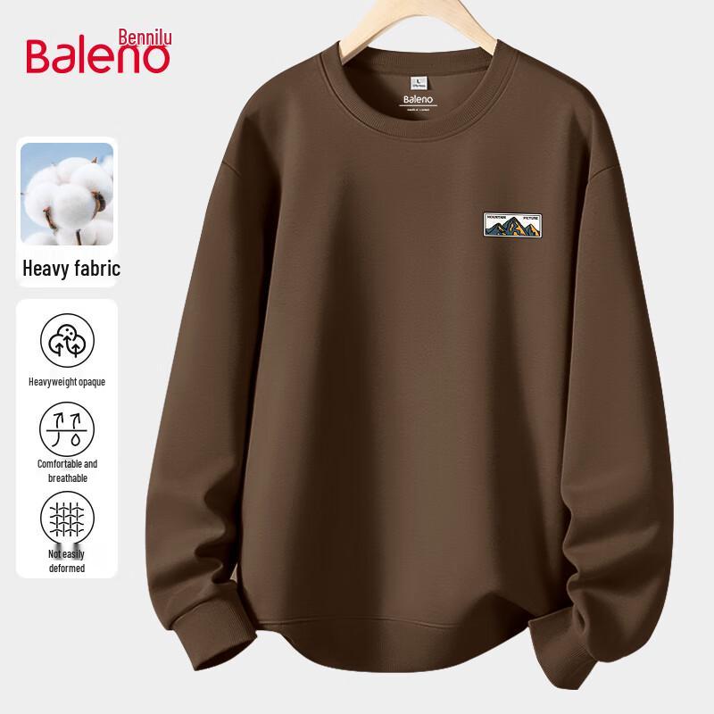 Baleno Men's Round Neck Loose Fit Sweatshirt
