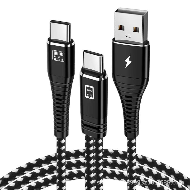 Type-C OTG Dual Connection Cable for Apple & Huawei Sound Cards