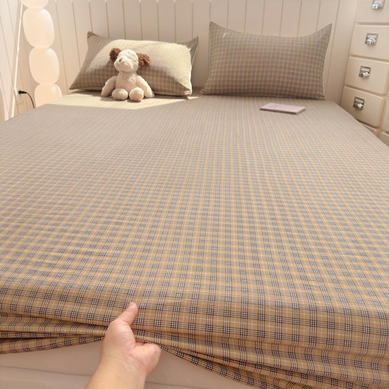 Ultra-Soft Cotton Print Single Bed Sheet & Mattress Protector for Dorms (2026)