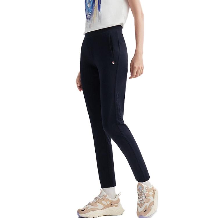 FILA Casual Pants Women's Legend Blue Moderate Straight Fit Pants F11W028609FNV