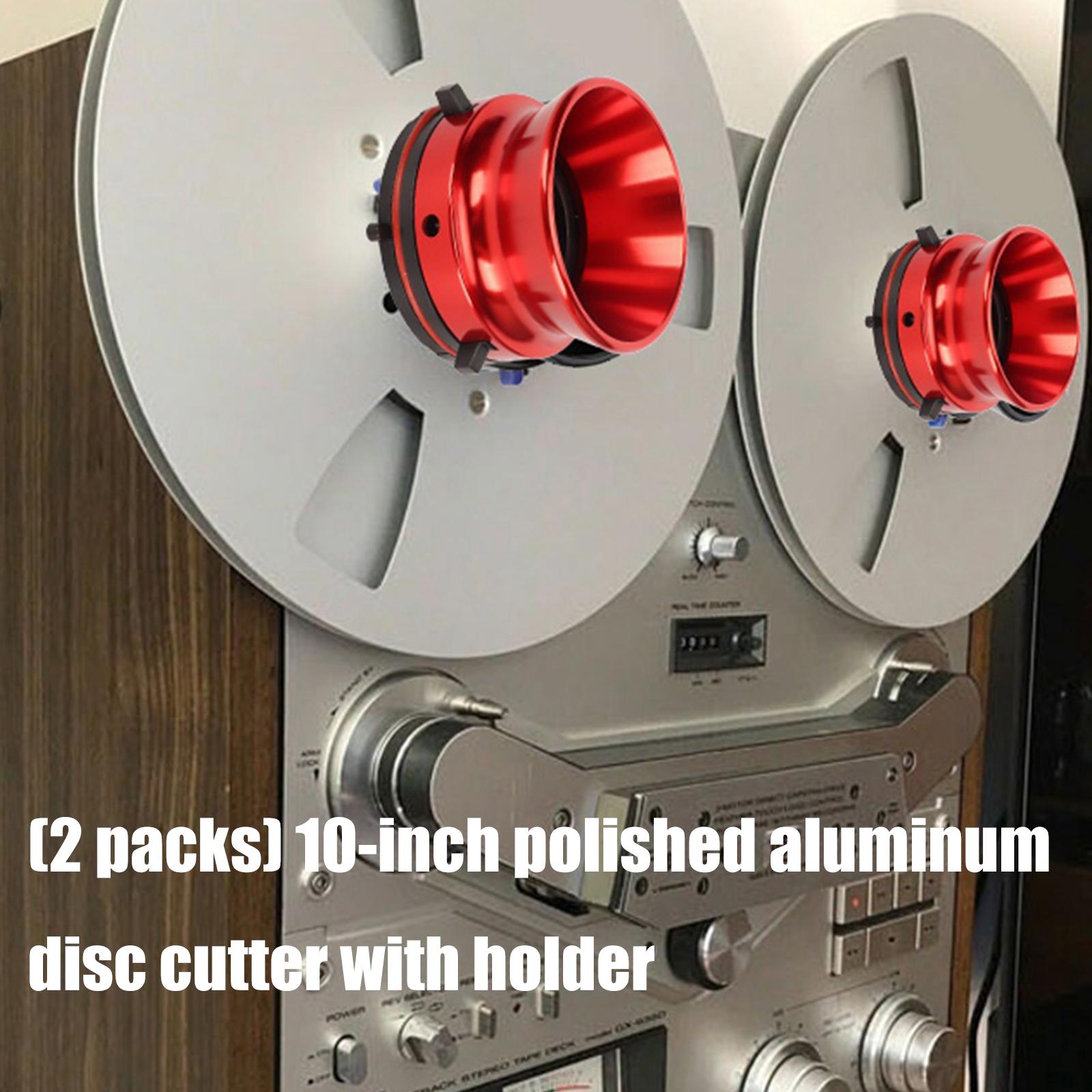 

2PCS NAB Spool Adapters 10Inch Aluminum Construction For Vintaged Auditory Players синій