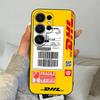 Fashion Brand D-DHL Logo Phone Case For Samsung S 24 Fe 25 Ultra Plus 20 Lite 21 30 22 23 24 22 Ultra 5G Fundas