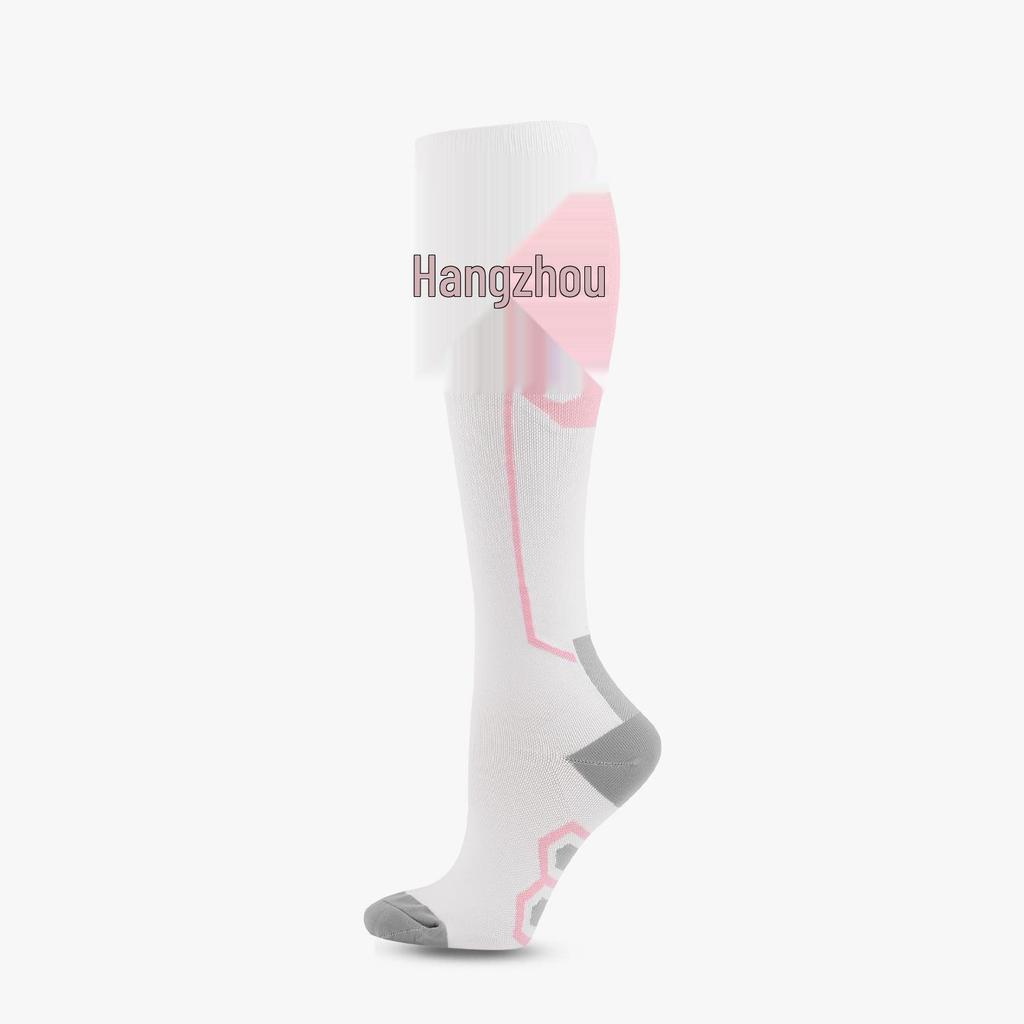 Summer Outdoor Nylon Compression Calf Socks for Yoga & Sports