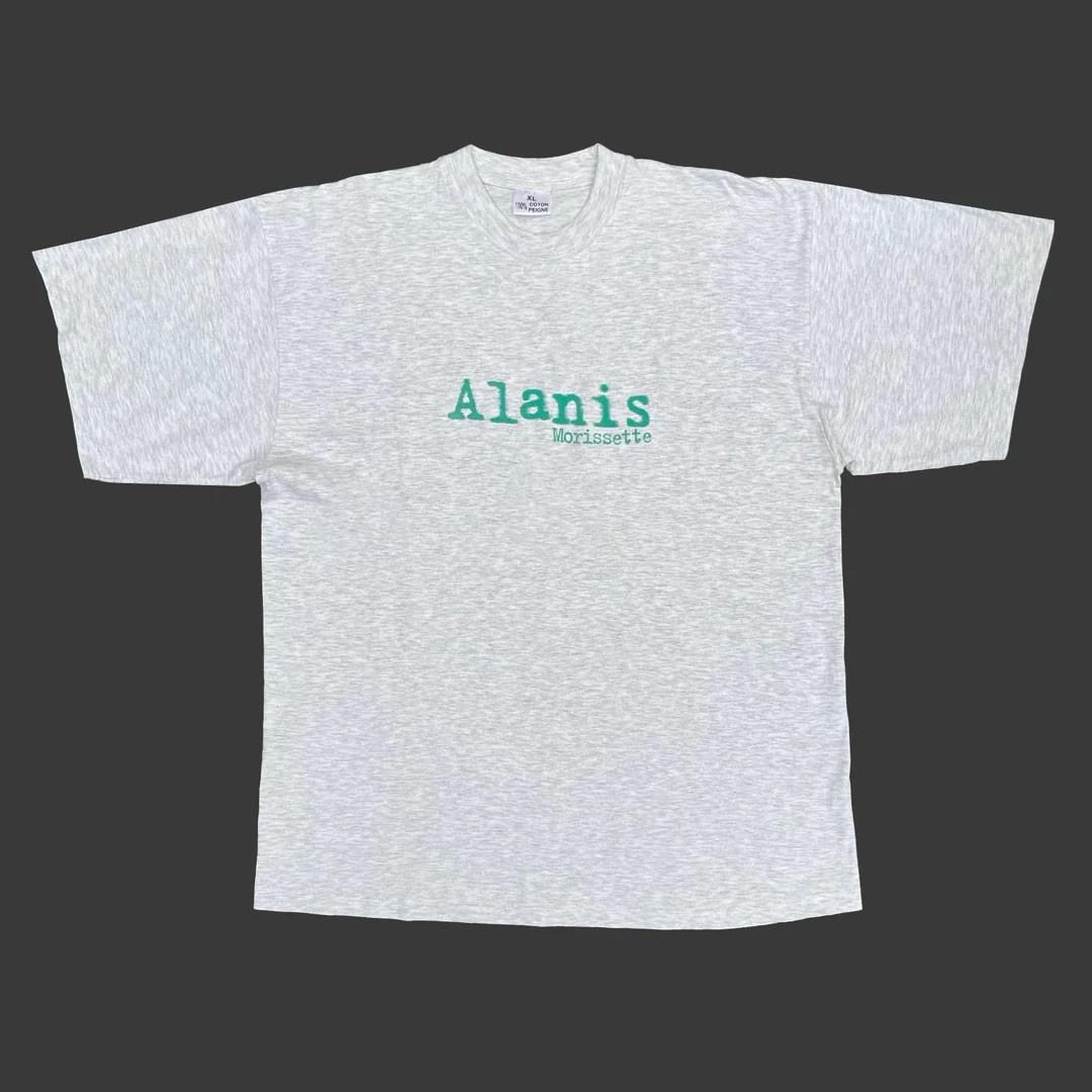 Alanis Morissette 1996 90s Vintage Band Tour Concert Promo Merch Logo Unisex T-Shirt S