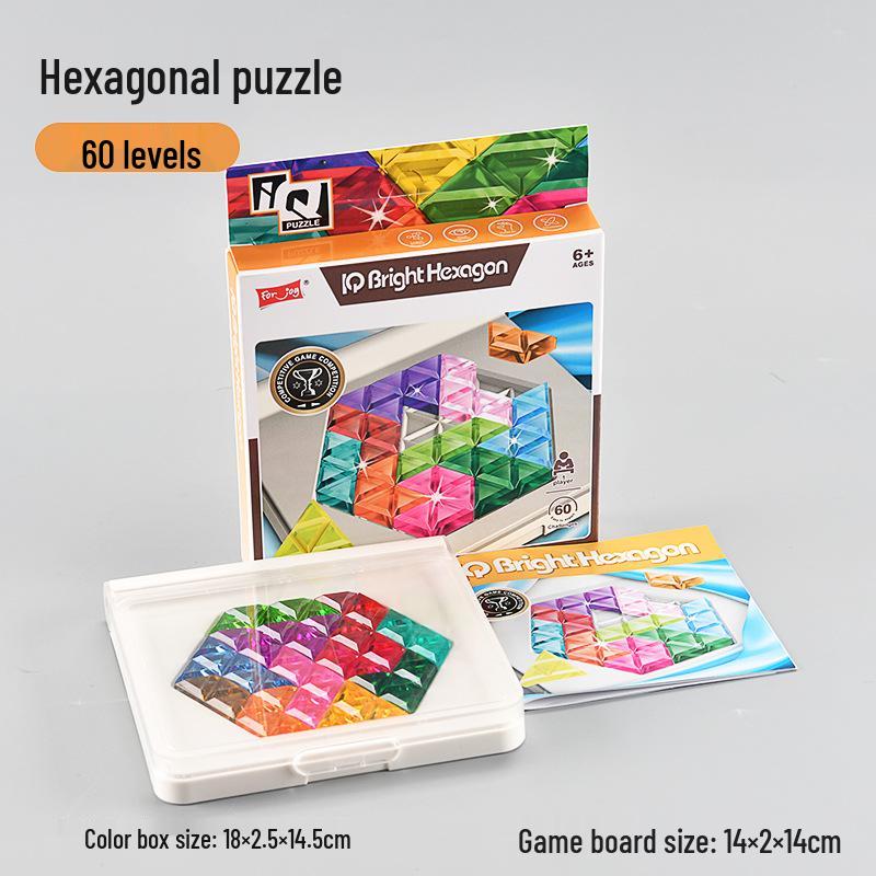 Cross-Border Puzzle Challenge: Advanced Logical Thinking and Hands-on Brain-Teasing Game for Kids