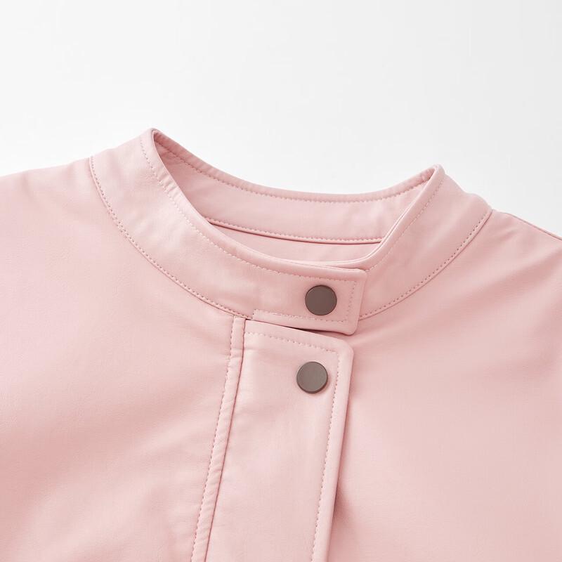 IEF Women's Stand-Collar Biker Jacket