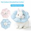 Breathable Soft Stop Licking Collar Adjustable Rabbit Protective Collar  Chinchilla