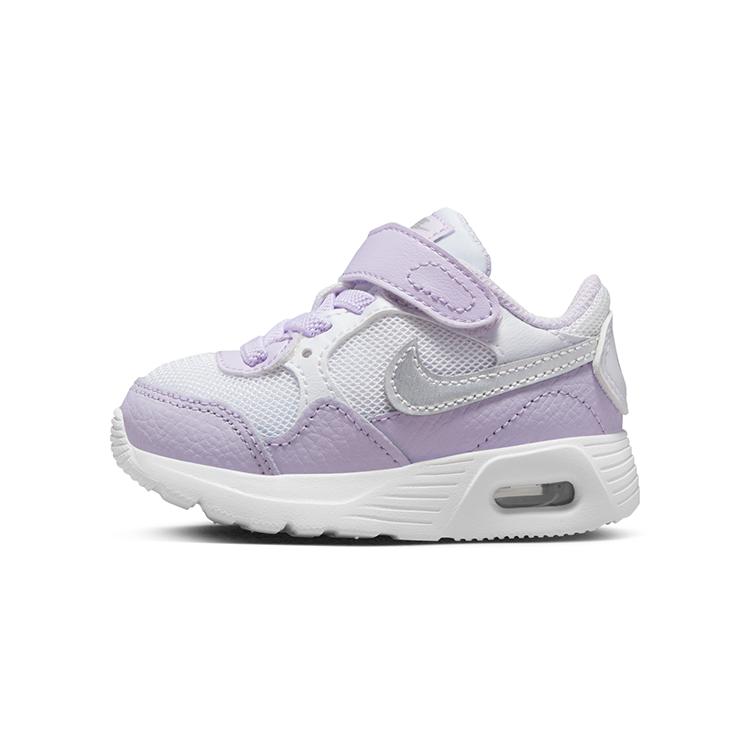 

Nike Air Max SC Hook and loop Low top Sports Casual Shoes Silver Purple Infant And Toddler CZ5361-113 21