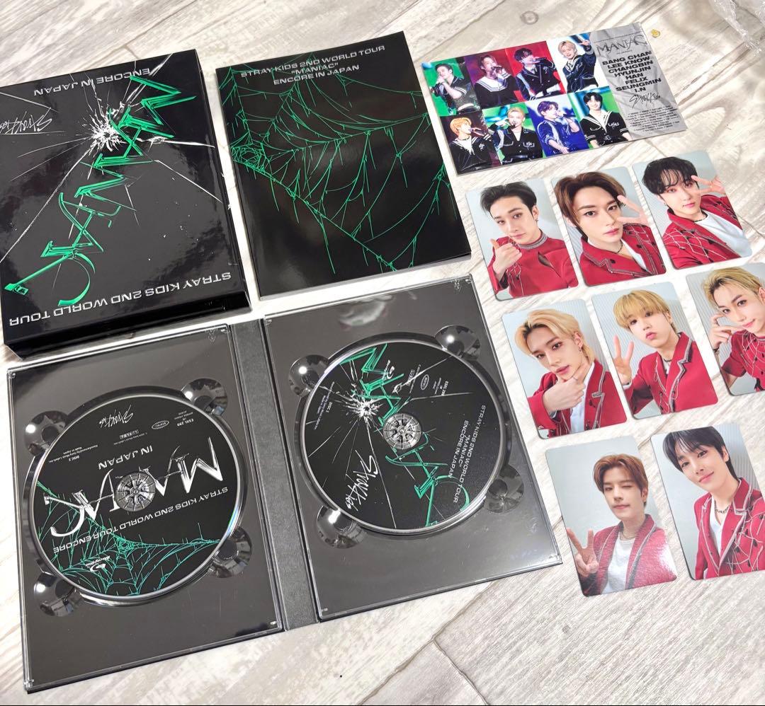 

[USED] straykids MANIAC JAPAN Blu-ray trading card with sticker