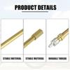 4pcs 200mm Brass Wheel Tire Valve Extender Stem Extension Inflation Stright Pole