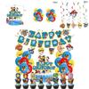 Paw Patrols Party Supplies Deluxe Birthday Decor Set With Balloons And Banners For Kids