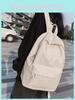 Lässiger PU-Leder-Rucksack für Studenten mit Design für Schule und Reisen