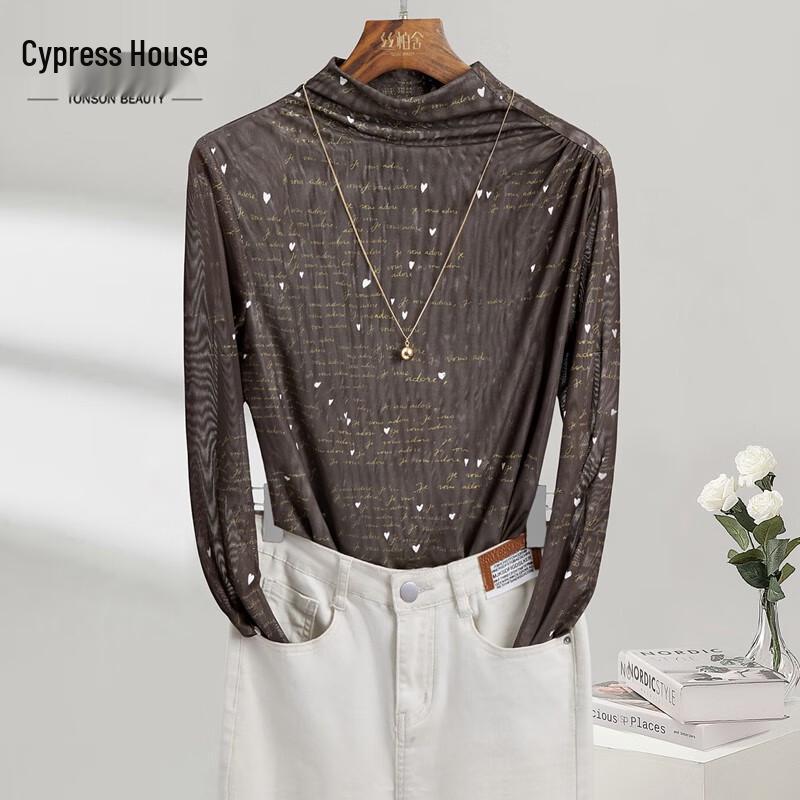 Sybilla Women s Semi-High Collar Long Sleeve Base Layer Top M