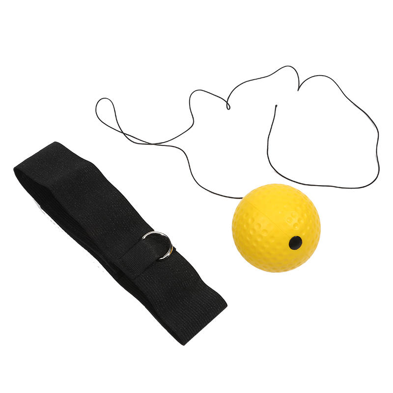 Boxing Reflex Ball Headband Set for Beginner Adjustable Head-Mounted Boxing Speed Ball Adult Children Sports Rebound Reaction Ball