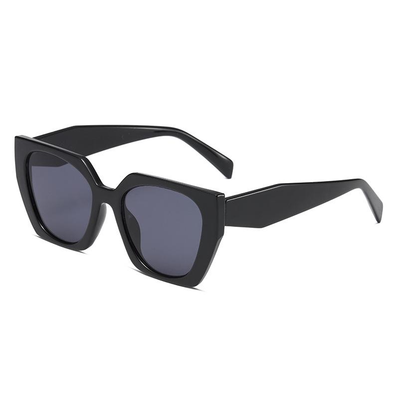 3282 Large Frame European & American Fashion High-End Polygon Cat Eye Sunglasses - Unisex UV Protection