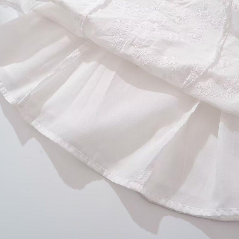 Kaslead New Arrival Women's Clothing Fashion Style Fashion Minimalist Sweet and Spicy American Farm Style Lace Dress