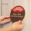 Rotatable Wooden Office Door Sign Meeting In Progress Office Door Busy Sign Welcome Please Knock Meeting Room Door Plaque Decoration