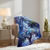 1 Person Natural Wonderland Printed Blanket - Lightweight flannel Throw sofa, bed, travel, camping, living room, office, sofa