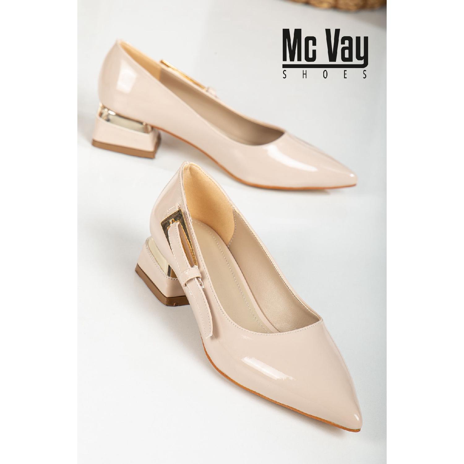

Beige Patent Leather Closed Back Stylish Low-rise Women s Ballerinas With Gold Buckle On The Side 35 бордовий