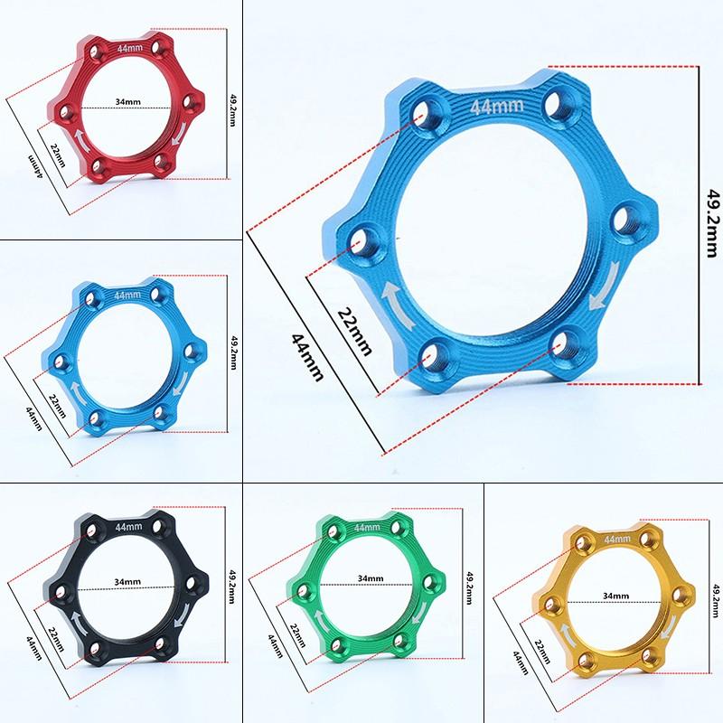 Screw Bicycle Flange Adapter Threaded Hub Brake Disc Base Rotors Parts