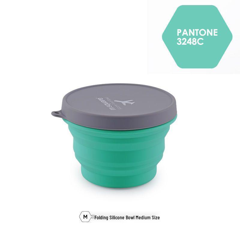 Large Capacity Outdoor Silicone Folding Kettle for Open Flame Boiling - Ideal Camping Cookware & Tableware