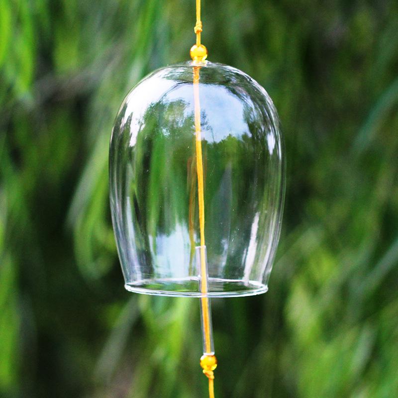 Hand-Painted Glass Wind Chimes for Student DIY Projects and Outdoor Decor