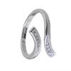 Hot Fashion Charm Women's Natural Faux Silver Adjustable Size Ring