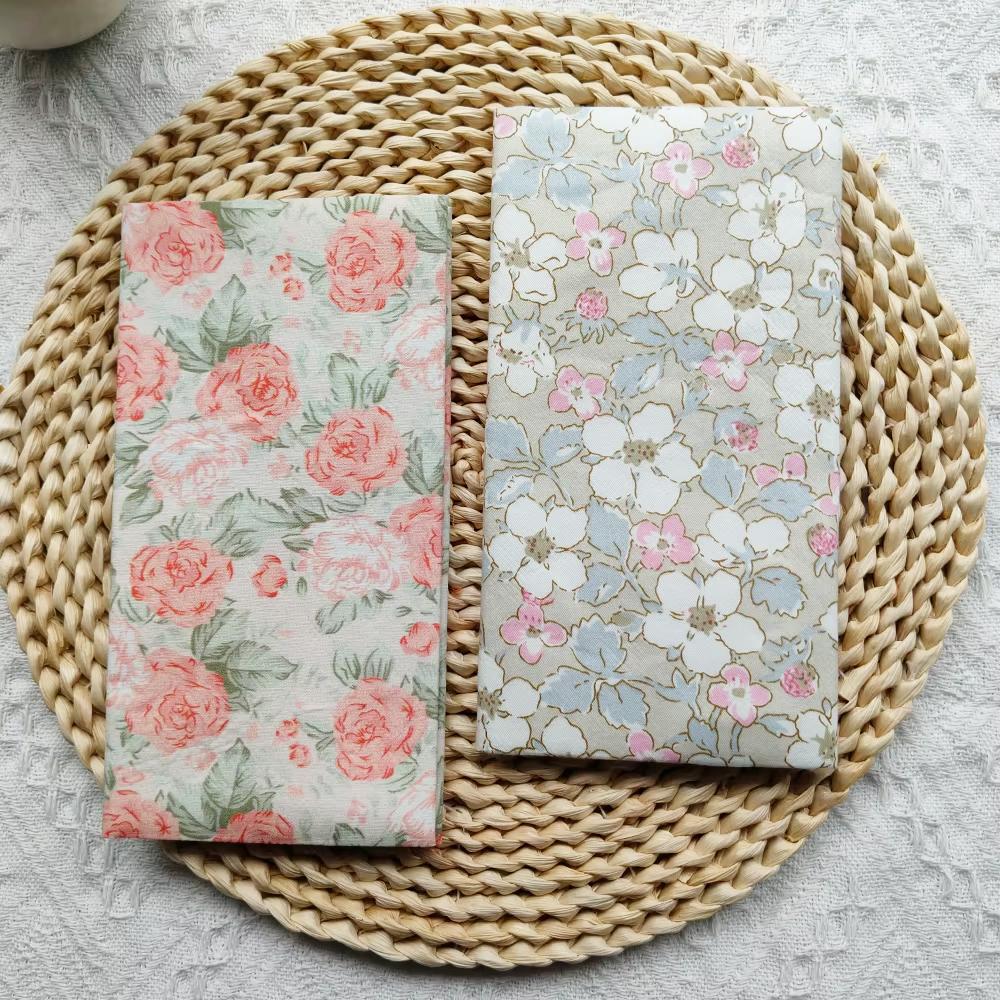 Fromthenon Cute Animal Flower Series Cloth Material Weeks Cover Weekly Diary Planner Notebooks Sleeve Office Stationery Supplies