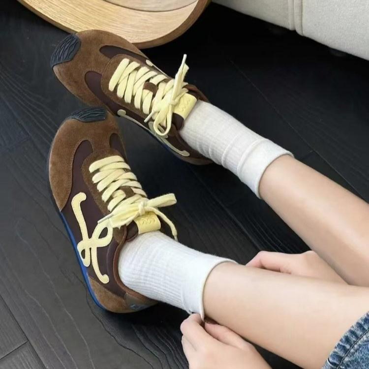 "Uncle Wen" Qingtan Walking~ Ugly and cute thick-soled Forrest Gump shoes, new German training shoes for women, sports and leisure shoes for women