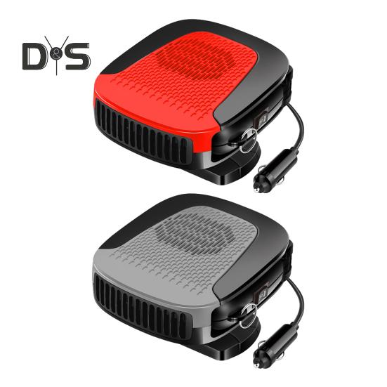 Car Heater Fan Defroster 12V Portable Windshield Defogger Fast Heating with Igniter Port Overheating Protection Low Noise Compact Cooling Fans for