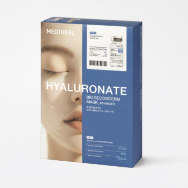 Mediheal Hyaluronic Acid Bio Secondum Mask – Deep Hydration & Moisture Care (10 Sheets)