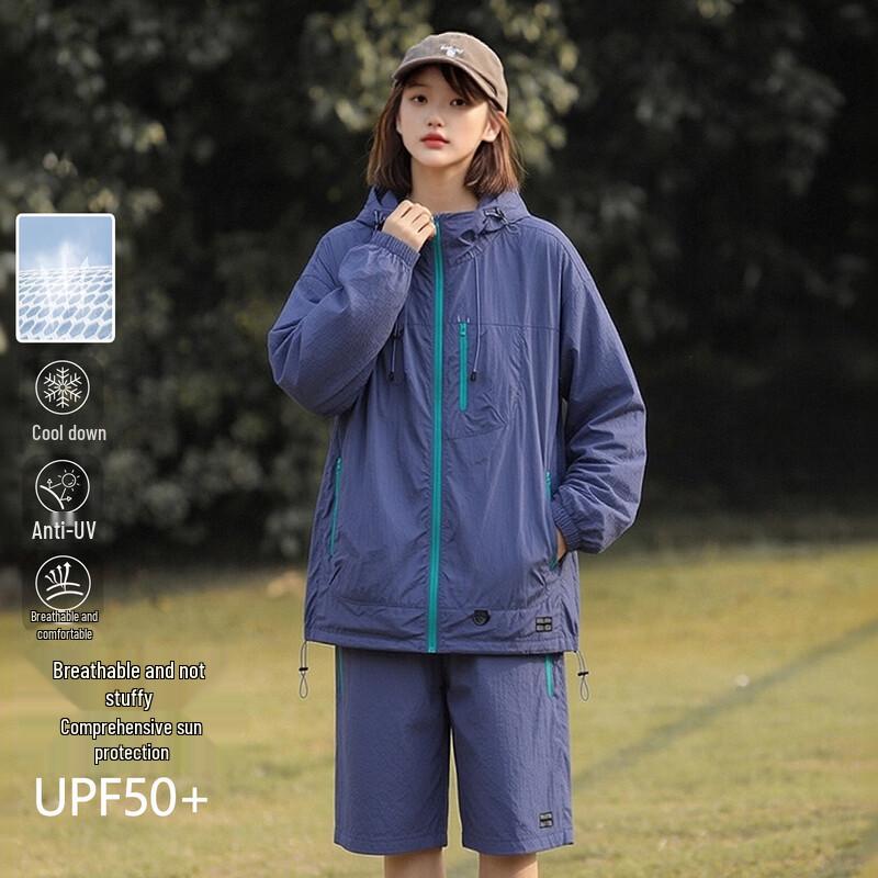 

Baleno Hooded Sun Protection Jacket & Capri Pants Set L