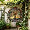 Gekleurd Glas Raam Hangdecoratie Rond Zonenvanger Paneel Huis Kantoor Woonkamer Tuin Binnenplaats Venster Hangend Ornament