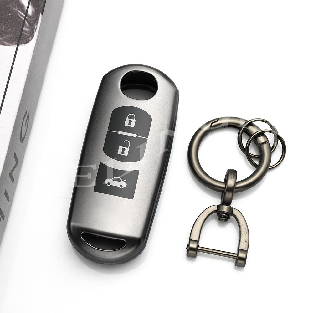 2 3 4 Button For Mazda 2 3 6 Demio Atenza Axela Cx-5 Cx5 Cx-3 Cx7 Cx-9 3 4 Cx30  -  Tpu Car Key Case Key Cover Keychain