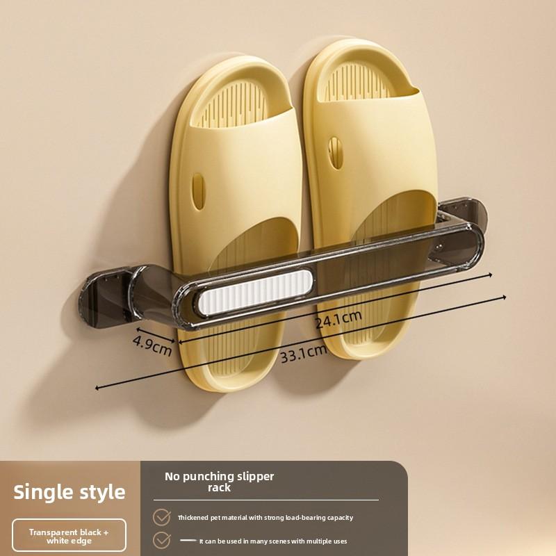 

Ванная комната Креативные самоклеящиеся тапочки Полотенца Кухня Настенная сушка Крышка для кастрюли Полка для ванной Black & White Trim Short