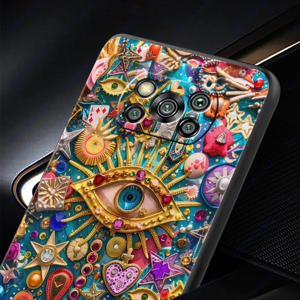 Fashion Eyelashes Eyes Phone Case Cover for Xiaomi Poco F7 Ultra F6 F5 F4 F3 X6 X5 X4 X3 NFC C51 C55 M4 GT 5G Soft TPU Shell