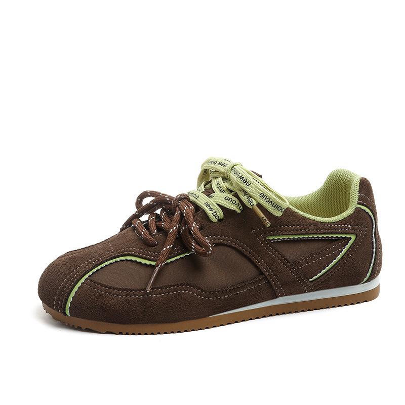 Autumn new thick-soled heightening women's retro casual sports shoes running shoes single shoes