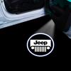 2Pcs Car LED Courtesy Light Ghost Shadow Projector Emblem Lamp For Jeep Wrangler Grand Cherokee Renegade Tyre Stem Air Caps AKL1