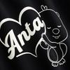 Anta Cotton Loose Comfortable Fleece Warm Trendy Printed Casual Sweatshirt Women Sweatshirt 962548703-2