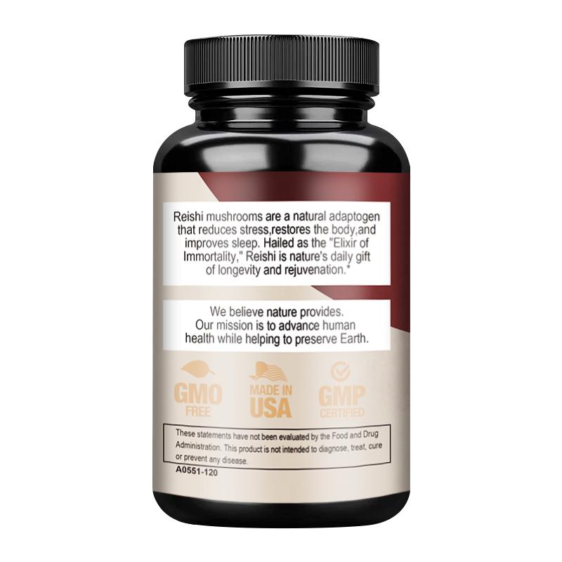 XEMENRY Ganoderma Lucidum Capsules, 100% Ganoderma Lucidum Extract, All-Natural, Suitable for Both Men and Women.