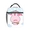 A-Asamimichans Lunch Bag  Fun Lunch Box For Girls Office Portable Zipper Cooler Bag Oxford Custom Tote Food Bags