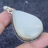 Mother Of Pearl Gemstone 925 Sterling Silver Jewelry Pendant 2.40"
